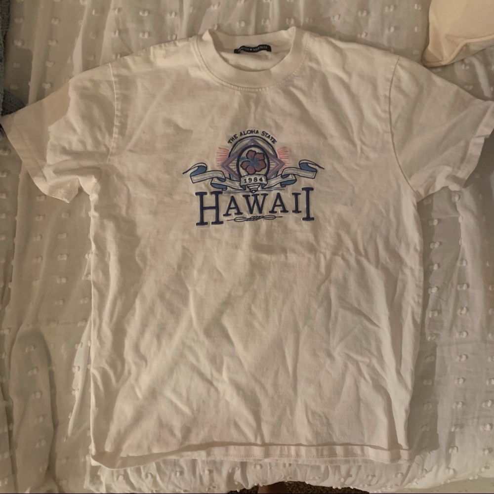 Brandy Melville Embroidered Hawaii Shirt